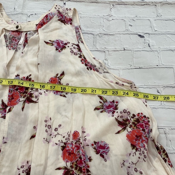 Free People Tree Swing Dress Washed Stone Combo - Picture 15 of 16